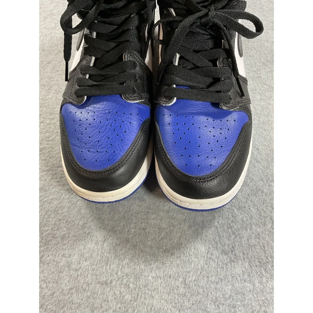 Jordan 1 Retro High OG Royal Toe Black White Blue 575441-041 Mens 6.5Y